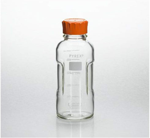 Pyrex Slimline Media Bottle Easy Pour Corning 500ML Glass...